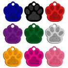 MOQ:20 pcs 2 Sides Paw Shape Customs Dog Name ID Tags Personalized cs06jp-nn.myshopify.com