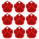 MOQ:20 pcs 2 Sides Paw Shape Customs Dog Name ID Tags Personalized cs06jp-nn.myshopify.com