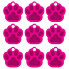 MOQ:20 pcs 2 Sides Paw Shape Customs Dog Name ID Tags Personalized cs06jp-nn.myshopify.com