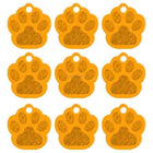 MOQ:20 pcs 2 Sides Paw Shape Customs Dog Name ID Tags Personalized cs06jp-nn.myshopify.com