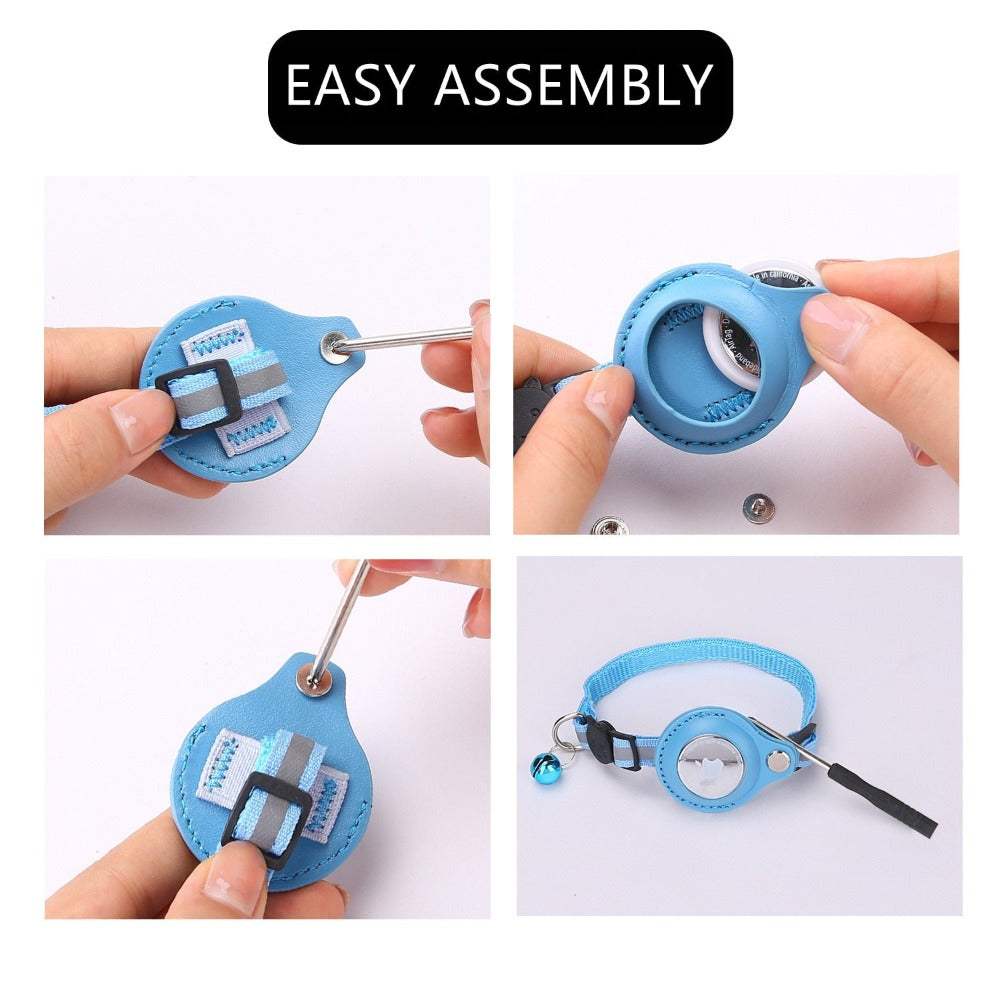 Reflective Airtag Case Collar for Cats and Dogs cs06jp-nn.myshopify.com