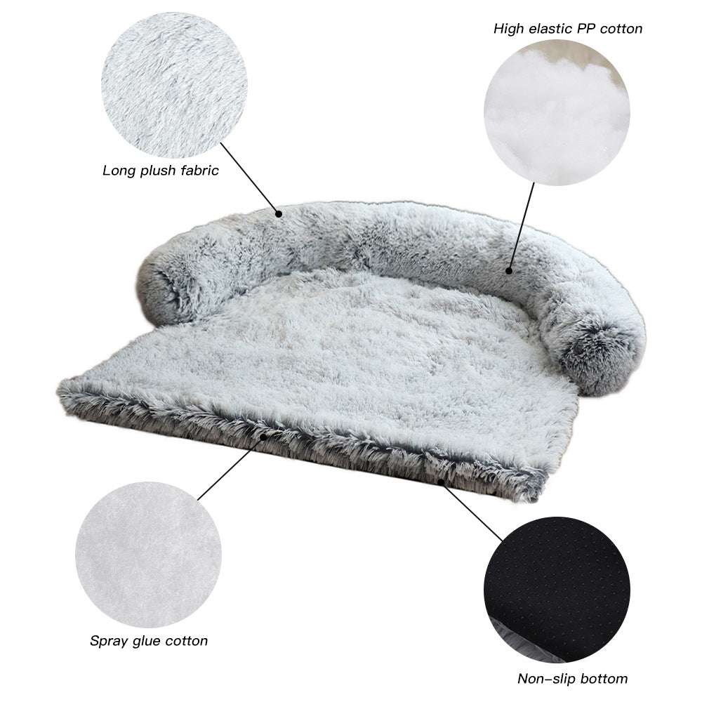 Removable Pet Dog Mat Sofa Dog Bed Soft Pad Blanket Cushion Home Washable Rug Warm Cat Bed Mat For Couches Car Floor Protector cs06jp-nn.myshopify.com