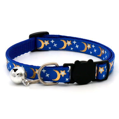 Cat Collar With Bell Cartoon Star Moon Dog