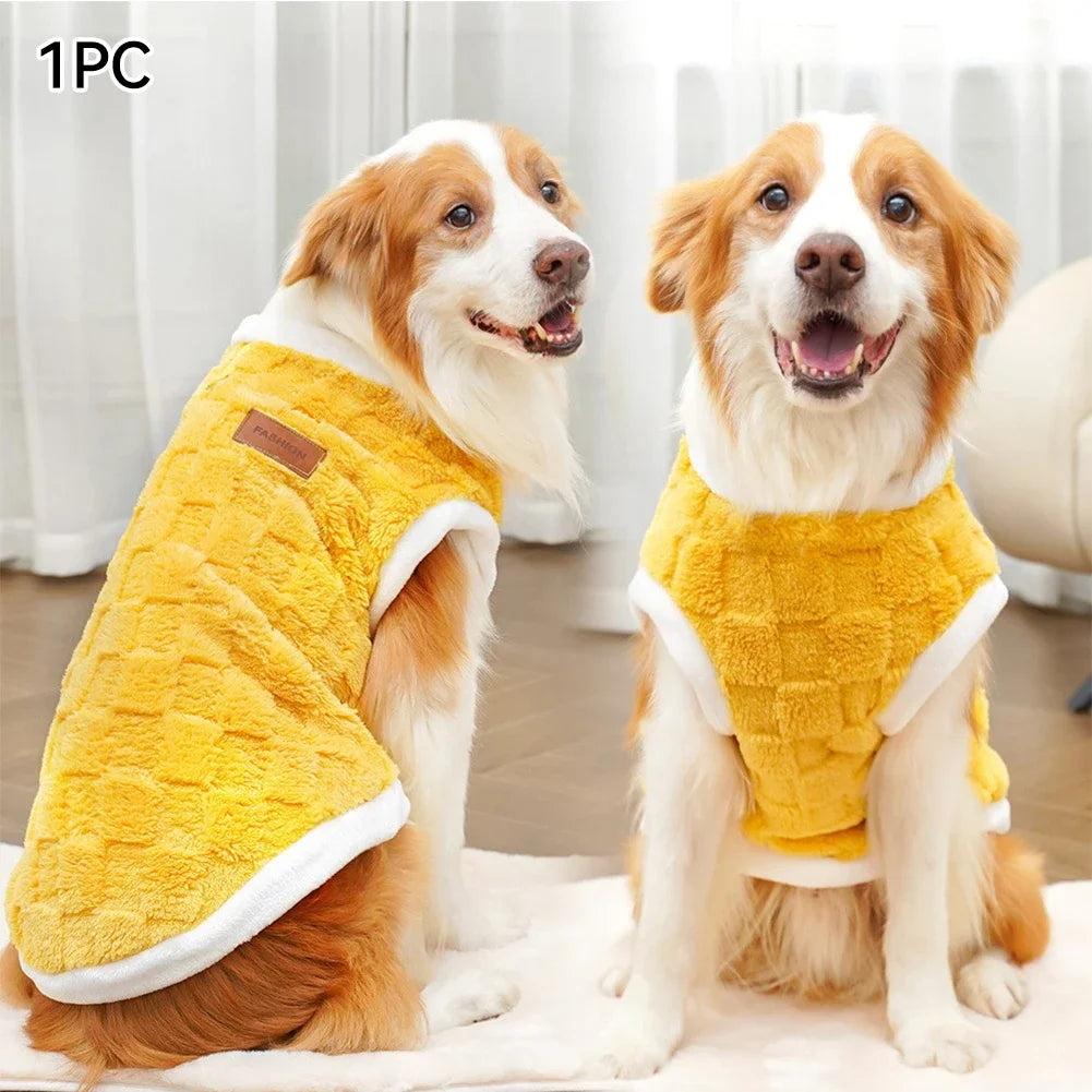 Flannel Dogs Clothes Winter Warm Sweater