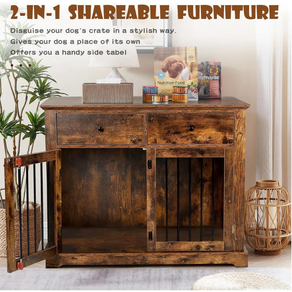 Dog Crate Furniture Decorative Indoor Pet Cage