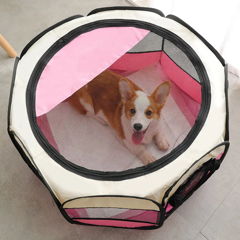 Pet fence tent octagonal cage pet supplies