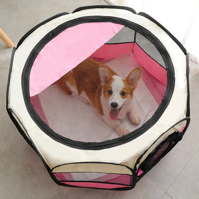 Pet fence tent octagonal cage pet supplies