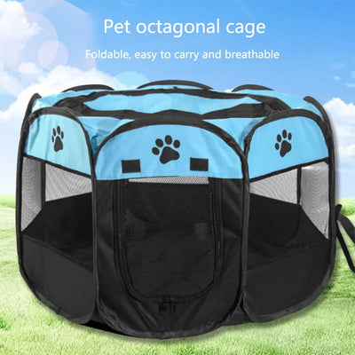 Pet fence tent octagonal cage pet supplies
