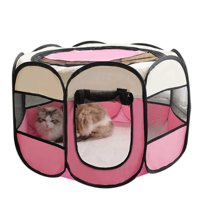 Pet fence tent octagonal cage pet supplies