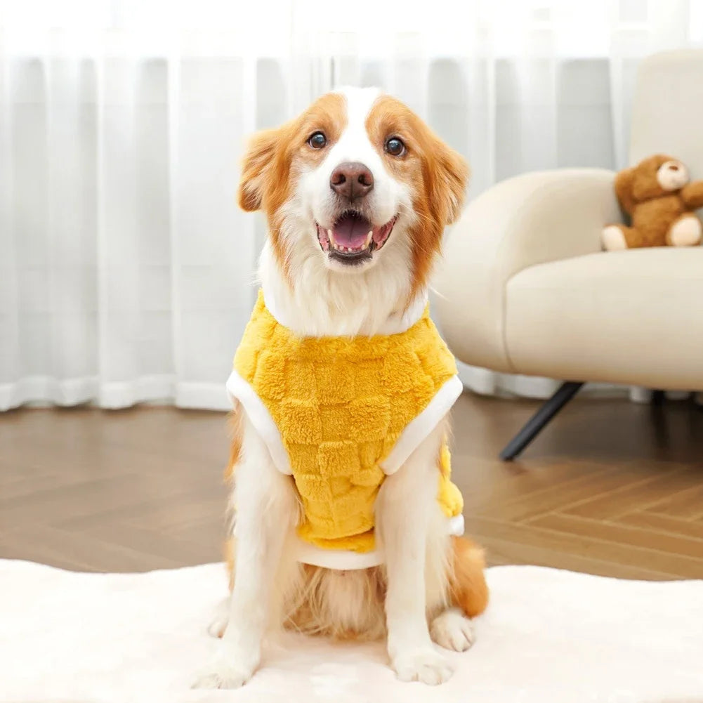 Flannel Dogs Clothes Winter Warm Sweater