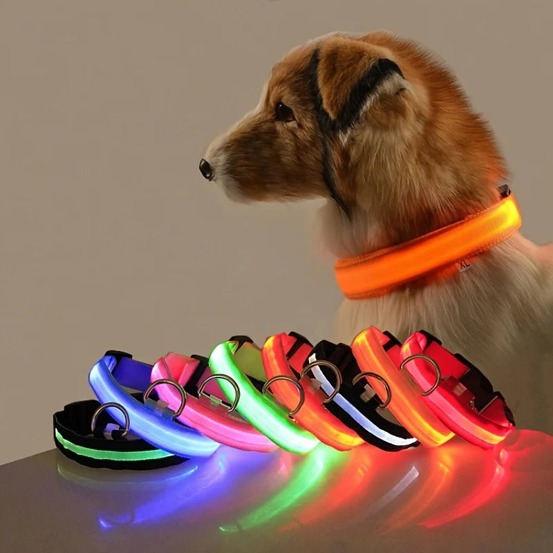 Dog Leash Dogs Luminous Fluorescent Pet Dog Colla