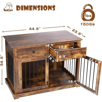 Dog Crate Furniture Decorative Indoor Pet Cage