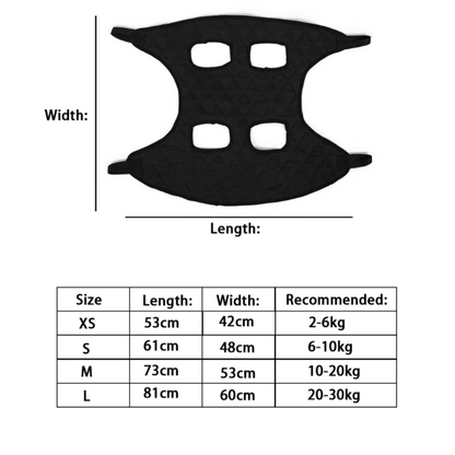 Cat grooming restraint bag with hammock for calm and comfortable pet grooming