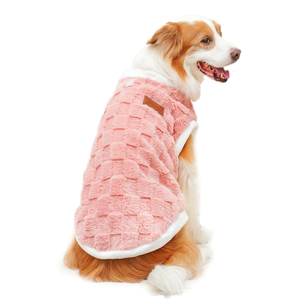 Flannel Dogs Clothes Winter Warm Sweater