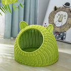 Semi-enclosed Pet Shelter Hand-knitted Cat House cs06jp-nn.myshopify.com