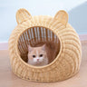 Semi-enclosed Pet Shelter Hand-knitted Cat House cs06jp-nn.myshopify.com
