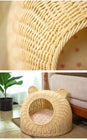 Semi-enclosed Pet Shelter Hand-knitted Cat House cs06jp-nn.myshopify.com