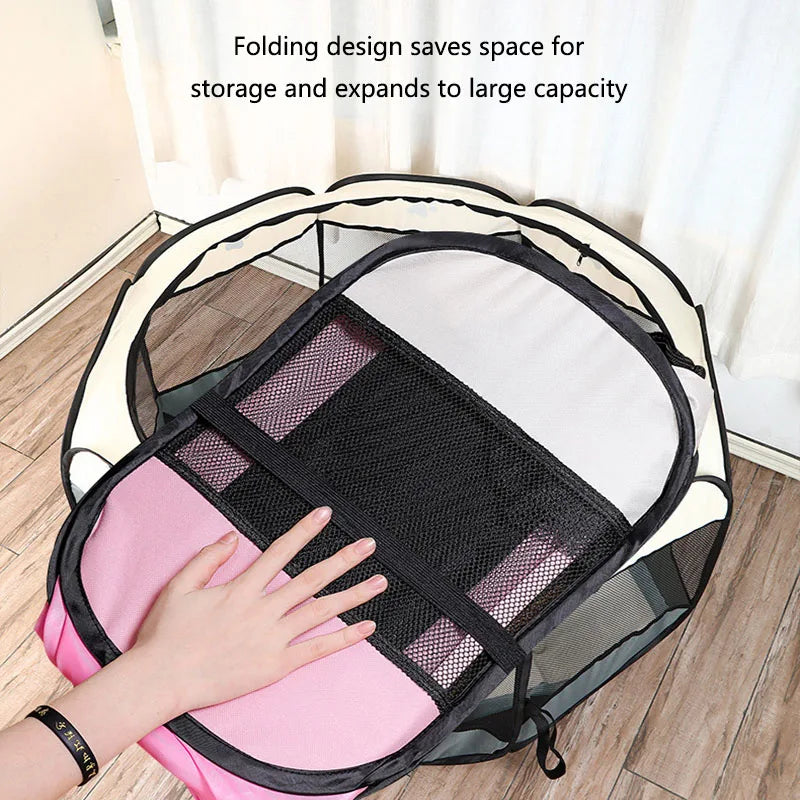 Pet fence tent octagonal cage pet supplies