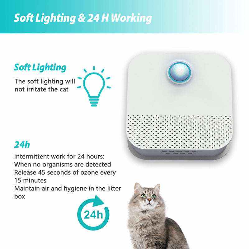 Smart Cat Odor Purifier for Cat Litter Box Deodorizer Dog Air Cleaner cs06jp-nn.myshopify.com