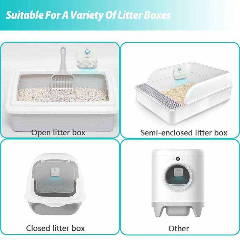 Smart Cat Odor Purifier for Cat Litter Box Deodorizer Dog Air Cleaner cs06jp-nn.myshopify.com