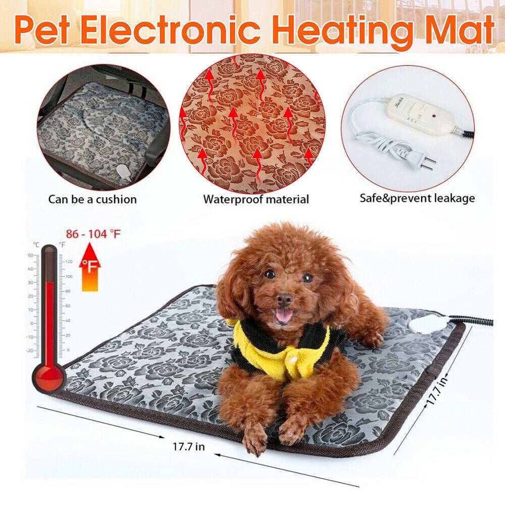 Thermal Heating Waterproof Bed Pad for Pets with Adjustable cs06jp-nn.myshopify.com