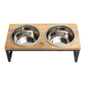 Wood & Metal Elevated Feeder cs06jp-nn.myshopify.com