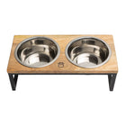 Wood & Metal Elevated Feeder cs06jp-nn.myshopify.com