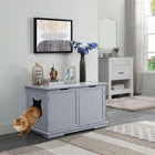X-Large Cat Washroom Bench Litter Box Enclosure Furniture Box House cs06jp-nn.myshopify.com