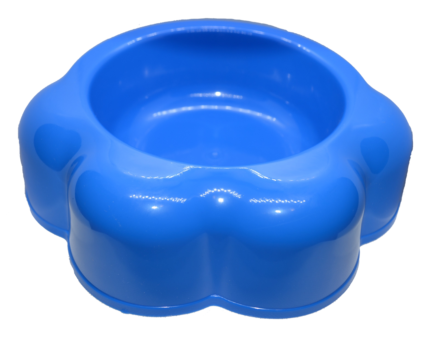 Paw-shaped pet bowl dishwasher safe for cats, dogs, and small animals, 22 oz capacity