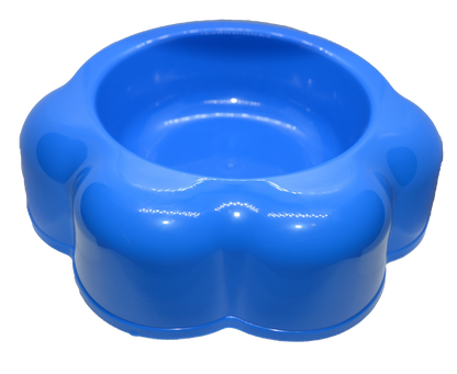Paw-shaped pet bowl dishwasher safe for cats, dogs, and small animals, 22 oz capacity