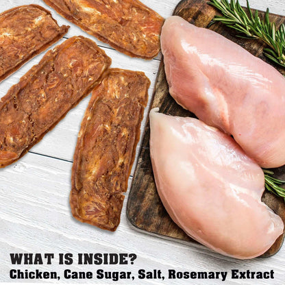 Chicken jerky dog treats 1.5 lb grain-free natural high-protein training snacks for dogs