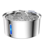 All Stainless Steel Pet Water Dispenser Round Runway Type Large Capacity Dogs And Cats Water Dispenser