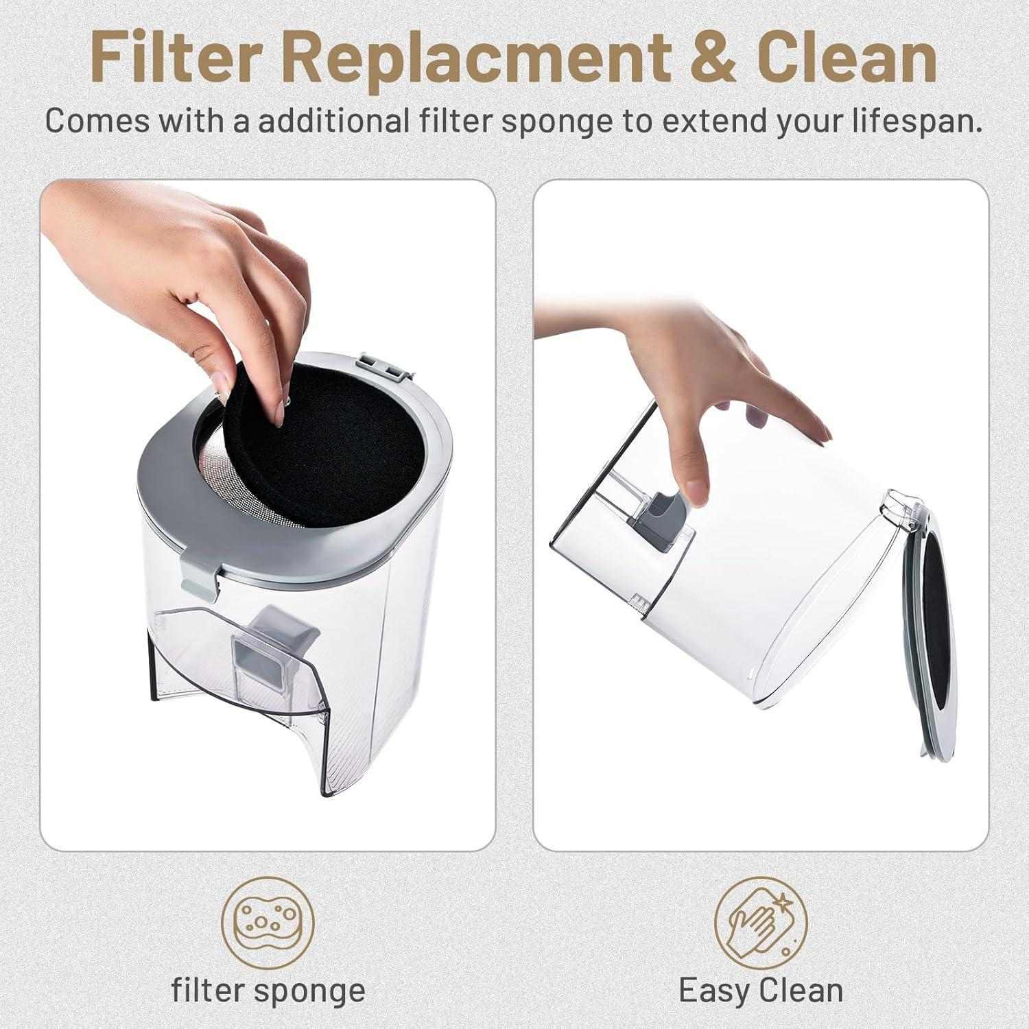 Dog Grooming Kit with low noise vacuum and versatile pet hair cleaning tools